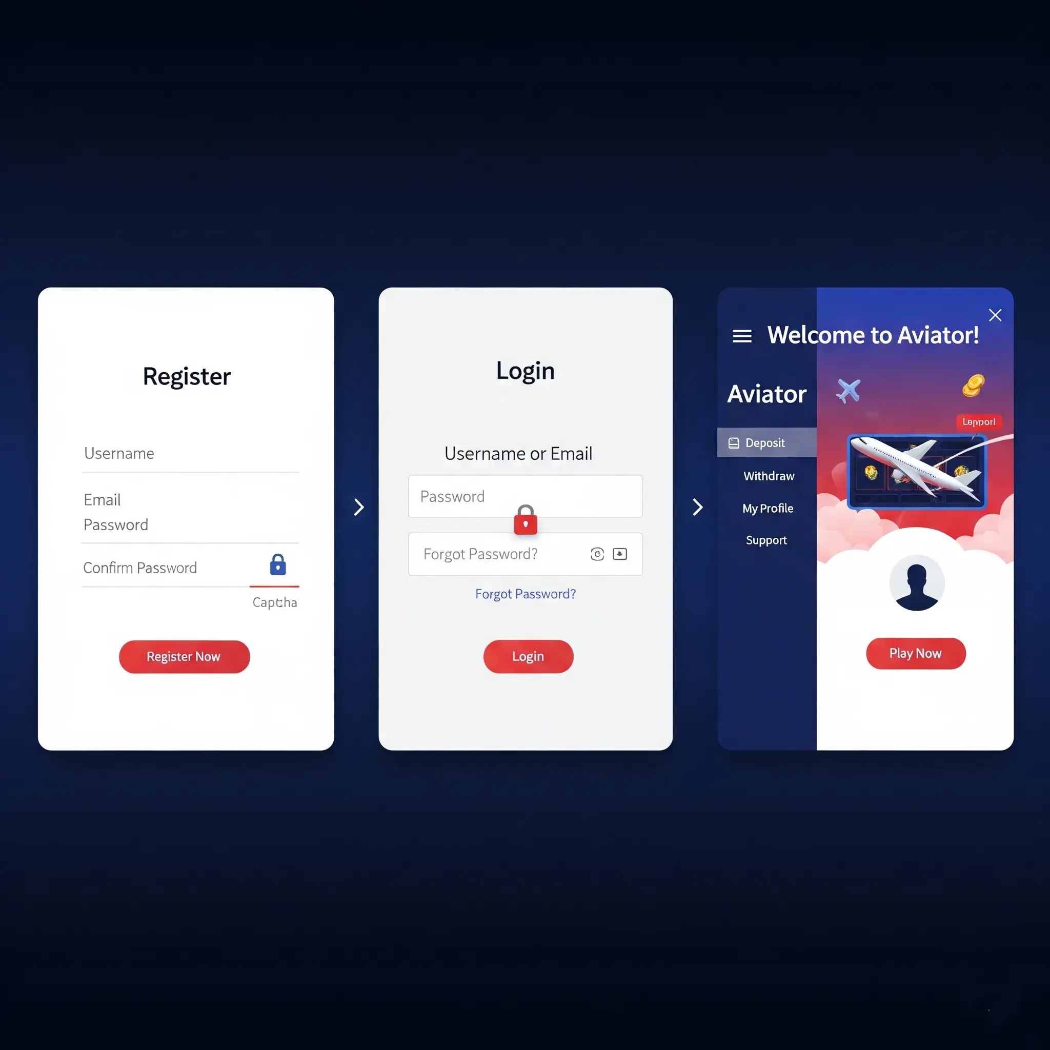 Registration and Login Process